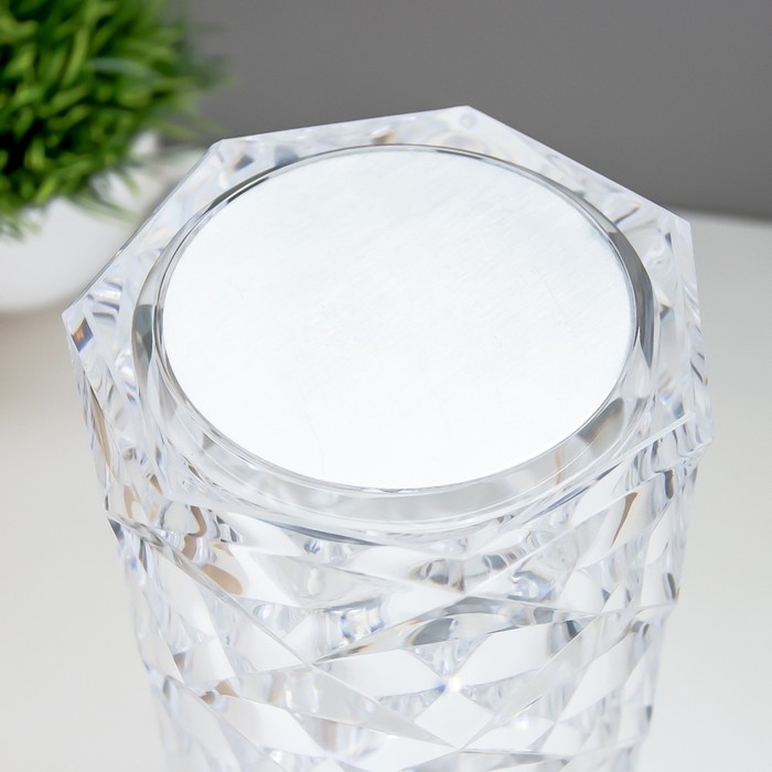 Настольная лампа "Хрустальный замок" LED 1Вт  4000К USB сенсорный 9х9х21.5 см RISALUX