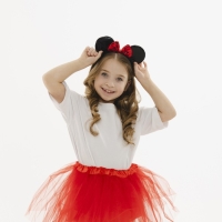 Карнавальный набор &laquo;Самая красивая&raquo; ободок с ушками, юбка, термонаклейка