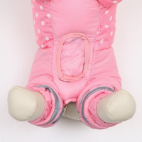 Комбинезон для собак "Горошек", размер 18 (ДС 31, ОГ 46, ОШ 38 см), розовый Комбинезон для собак "Горошек", размер 18 (ДС 31, ОГ 46, ОШ 38 см), розовый