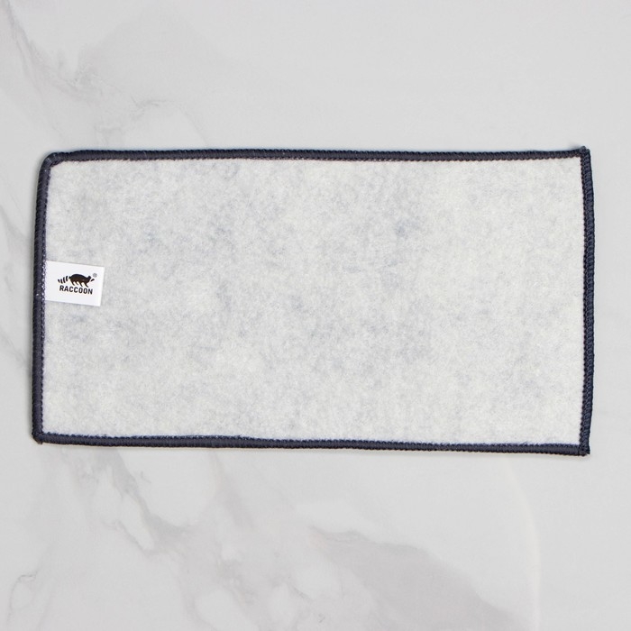 Сменная насадка для окномойки Raccoon, микрофибра, 27&times;7 см, цвет синий