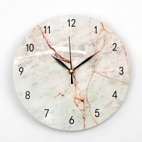 Часы настенные, интерьерные "Камень", дискретный ход, d-23 см Часы настенные, интерьерные "Камень", дискретный ход, d-23 см