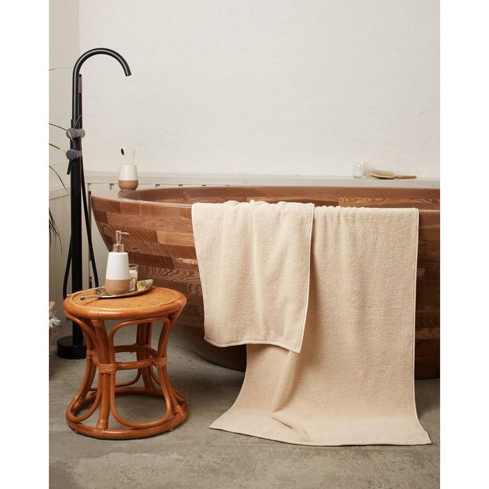 Полотенце махровое Этель Organic Beige 100х150 см, 100% хлопок, 420гр/м2 Полотенце махровое Этель Organic Beige 100х150 см, 100% хлопок, 420гр/м2