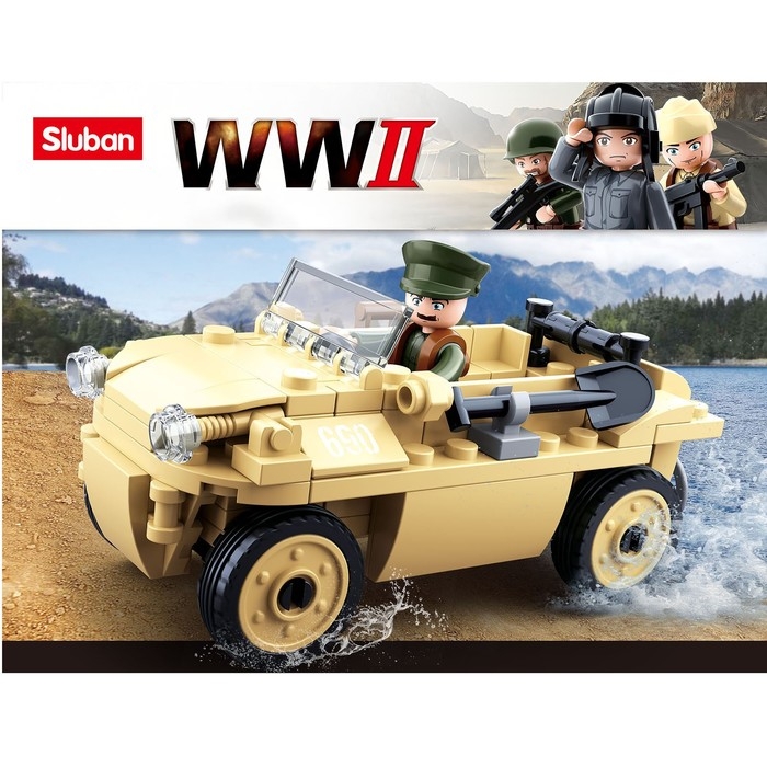 Конструктор &laquo;Армия. Офицерский джип&raquo;, 103 детали