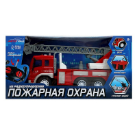 Машина радиоуправляемая «Пожарная охрана», свет и звук, стреляет водой, 1:16, работает от аккумулятора Машина радиоуправляемая «Пожарная охрана», свет и звук, стреляет водой, 1:16, работает от аккумулятора