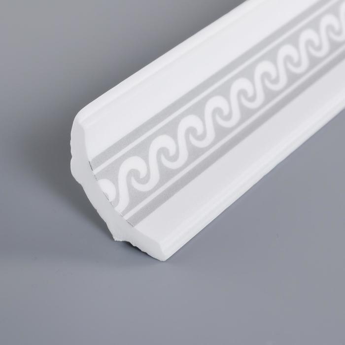 Плинтус потолочный C15/40 Плинтус потолочный C15/40 "Волна" серебро, 39х39х2000