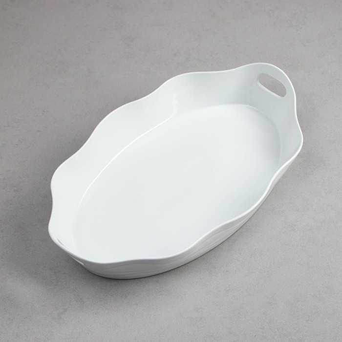 Форма для запекания Sezar, 1.5 л, фарфор, Иран Форма для запекания Sezar, 1.5 л, фарфор, Иран