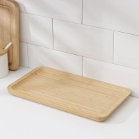 Блюдо для подачи Доляна Striata, 32&times;18&times;2 см, бамбук