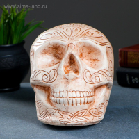 Копилка "Череп" бежевая, 17х13см Копилка "Череп" бежевая, 17х13см