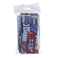 Накидка на сиденье автомобильное Cartage Веселый город, ПВХ, 60х45 см, европодвес