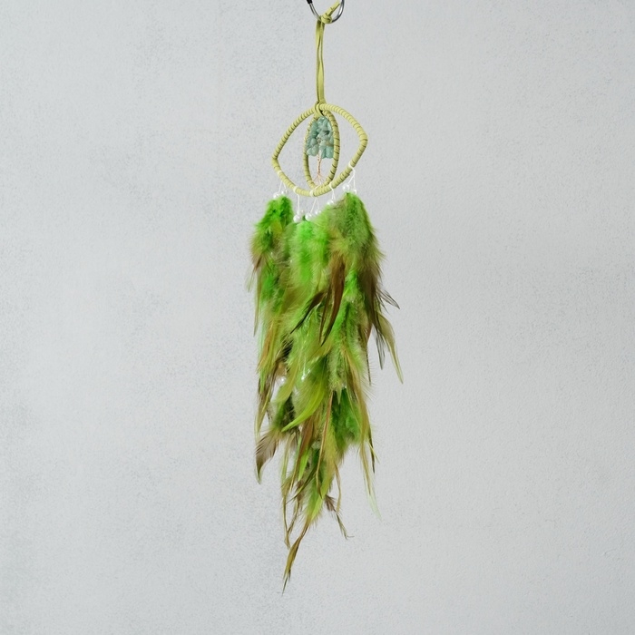 Ловец снов d=7 см Ловец снов d=7 см "Глаз c деревцем" зелёный 44х19,3х0,7 см