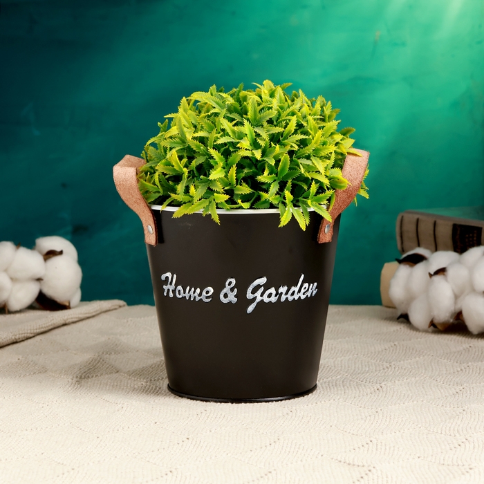 Кашпо "Элли" 13х12см, черное