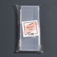 Органайзер для хранения, с крышкой, 14 &times; 6 &times; 2 см, цвет белый