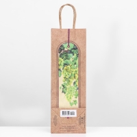 Пакет подарочный под бутылку &laquo;Grape&raquo; 12 х 36 х 8,5 см