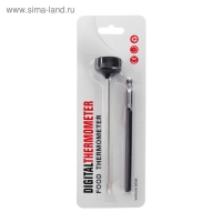 Термометр (термощуп) кухонный TP-100, максимальная температура 300 &deg;C, от LR44, черный