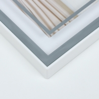 Фоторамка пластик на 1 фото 13х18 см "Лаконичный стиль" серебро бумага тиснение 18х2х23 см Фоторамка пластик на 1 фото 13х18 см "Лаконичный стиль" серебро бумага тиснение 18х2х23 см