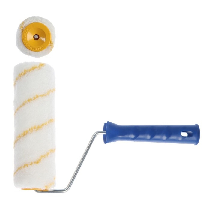 Валик ТУНДРА, полиамид, 180 мм, рукоятка d=6 мм, D=42 мм, ворс 12 мм