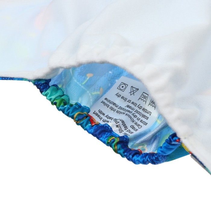 Многоразовый подгузник &laquo;Космос&raquo;, 3-15 кг, цвет синий, Крошка Я