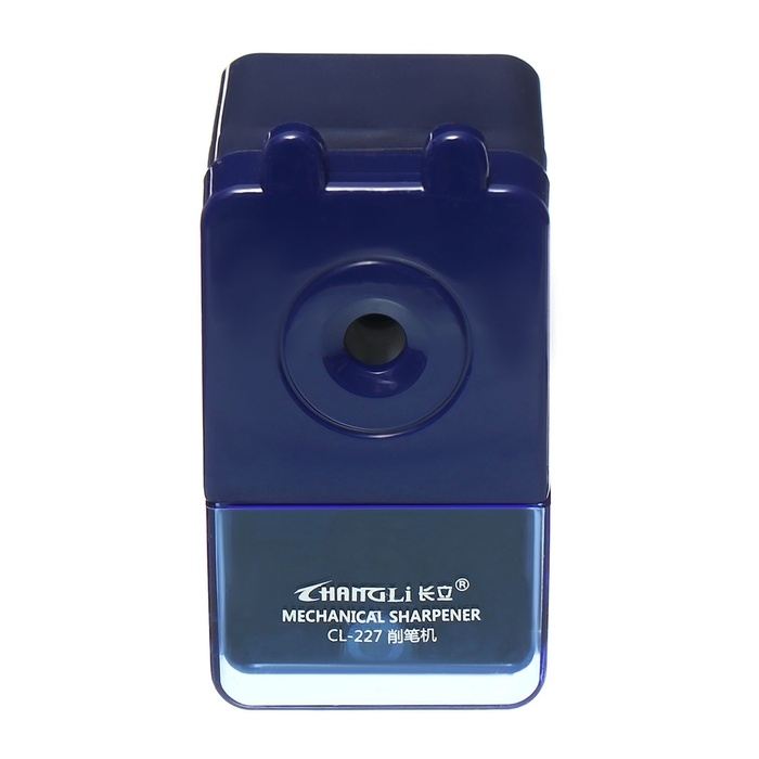 Точилка механическая с контейнером Классика Синий Точилка механическая с контейнером Классика Синий