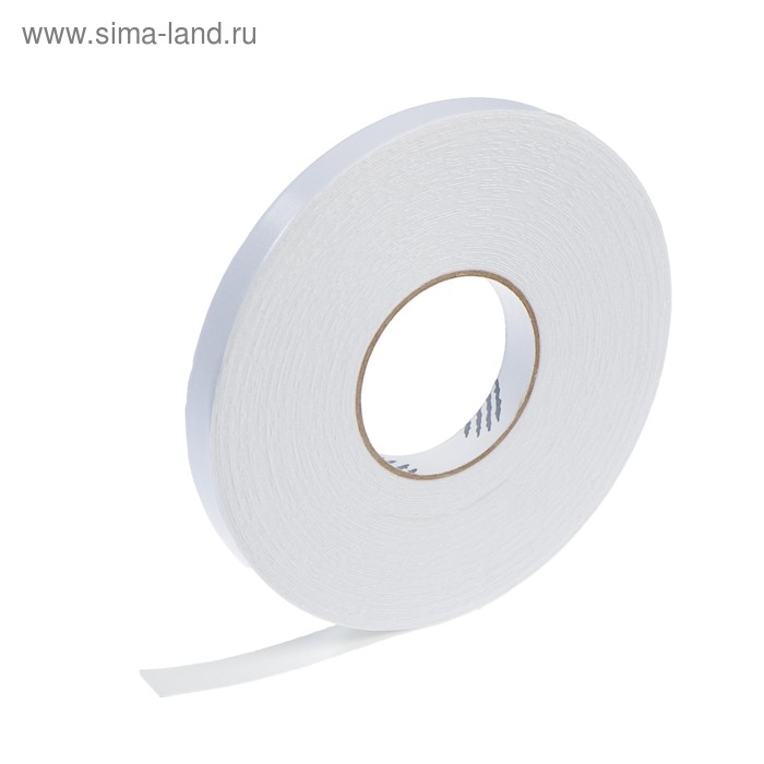 Лента двусторонняя ТУНДРА, клейкая, на вспененной основе, 800 мкм, 19 мм х 25 м Лента двусторонняя ТУНДРА, клейкая, на вспененной основе, 800 мкм, 19 мм х 25 м