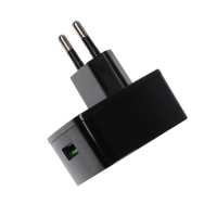 Сетевое зарядное устройство Hoco C70A, 18 Вт, USB QC3.0 - 3 А, черный Сетевое зарядное устройство Hoco C70A, 18 Вт, USB QC3.0 - 3 А, черный