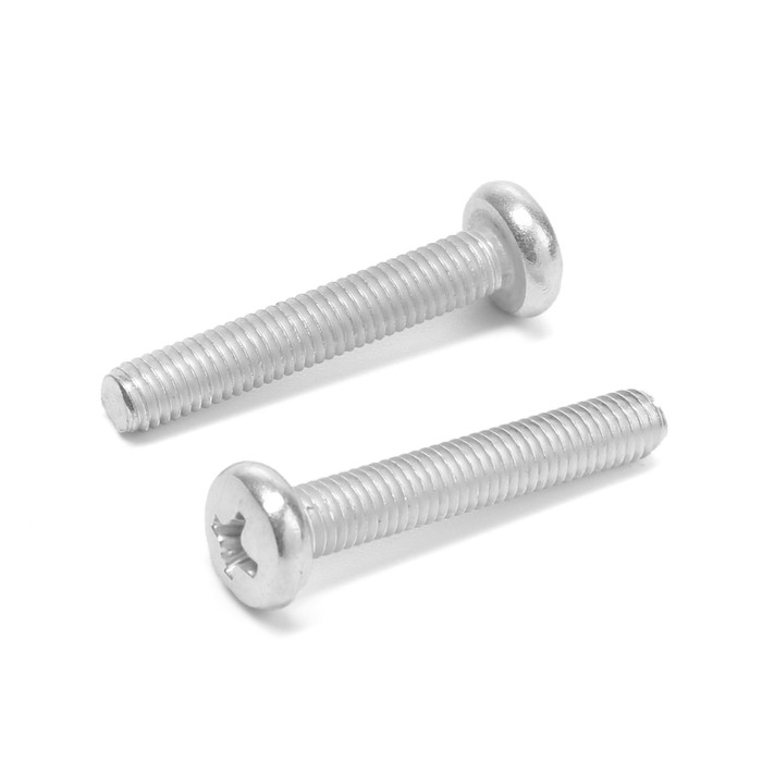 Винт ЛОМ, оцинкованный, DIN 7985, класс прочности 4.8, М5х30 мм, 1000 шт