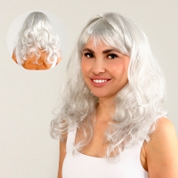 Карнавальный парик «Седой» Карнавальный парик «Седой»