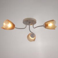 Люстра 1341001/3BR E27 15Вт белый-коричневый BayerLux Люстра 1341001/3BR E27 15Вт белый-коричневый BayerLux