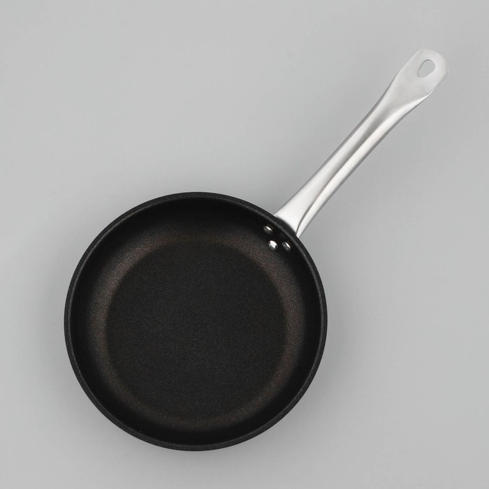 Сковорода из нержавеющей стали LUXSTAHL, d=24 см, h=5 см, капсульное дно, антипригарное покрытие, индукция Сковорода из нержавеющей стали LUXSTAHL, d=24 см, h=5 см, капсульное дно, антипригарное покрытие, индукция