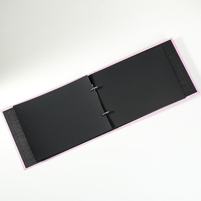 Фотоальбом 25 листов (уголки+кольца) "Любимая доченька" 27х19 см