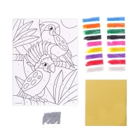 Набор для творчества. Сияющая фреска &laquo;Удивительные джунгли&raquo;