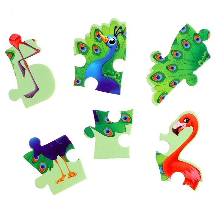 Пазлы на подложке «Птицы» Пазлы на подложке «Птицы»