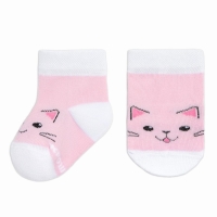 Набор носков Крошка Я &laquo;Кошечка&raquo;, 2 пары, 6-8 см