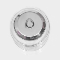 Сахарница стеклянная с дозатором Доляна &laquo;Волны&raquo;, 280 мл, 7&times;13,5 см