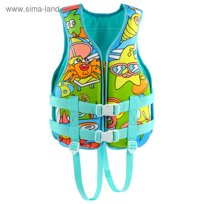 Жилет для плавания ONLYTOP, р. XS, 6 - 12 лет, 25-40 кг