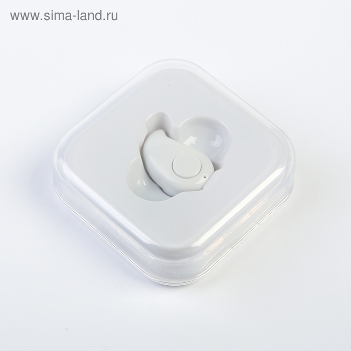 Наушник беспроводной Luazon RX-3, микрофон, АКБ 50 мАч, белые