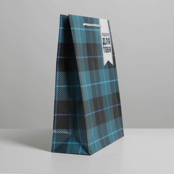 Пакет подарочный ламинированный, упаковка, &laquo;Real man&raquo;, ML 21 х 25 х 8 см