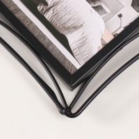 Фоторамка металл на 1 фото 10х15 см "Принцесса" черный 21х22,5 см Фоторамка металл на 1 фото 10х15 см "Принцесса" черный 21х22,5 см