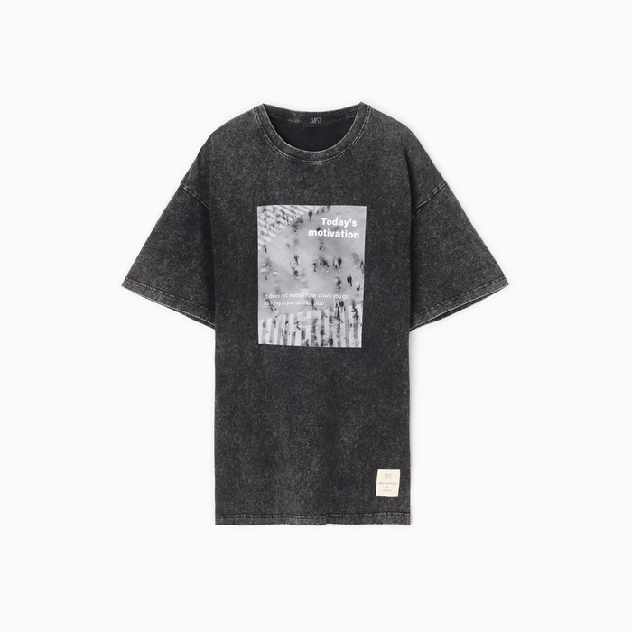 Футболка мужская MIST Motivation, цв. черный, р-р XL
