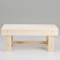 Лавочка низкая , наличник, липа "Добропаровъ", 70×33×30 см Лавочка низкая , наличник, липа "Добропаровъ", 70×33×30 см