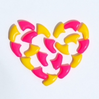 Когти накладные "Дуэт-Антицарапки" (20 шт), размер S, жёлтые-розовые Когти накладные "Дуэт-Антицарапки" (20 шт), размер S, жёлтые-розовые