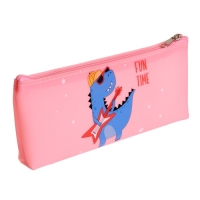 Пенал школьный на молнии "Динозаврик", МИКС Пенал школьный на молнии "Динозаврик", МИКС