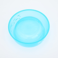 Миска пластиковая &laquo;Котик с рыбками&raquo;, 300 мл, синий