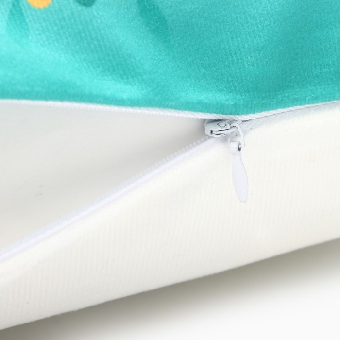 Новый год. Символ года. Змея. Чехол на подушку Этель &laquo;С Новым Годом&raquo; 40х40 см, велюр