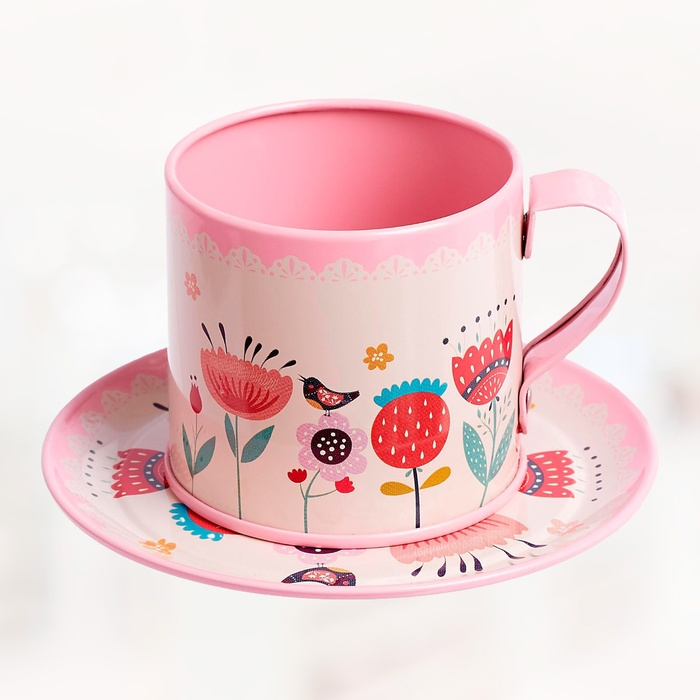 Набор металлической посудки &laquo;Чаепитие&raquo;, 14 предметов