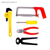 Набор инструментов &laquo;Плотник&raquo;, 5 предметов, МИКС