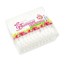Ватные палочки «Емельянъ Савостинъ» детские с ограничителем, 60 шт Ватные палочки «Емельянъ Савостинъ» детские с ограничителем, 60 шт