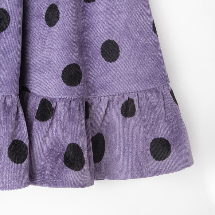 Платье детское KAFTAN "Горох", р. 30 (98-104), сиреневый