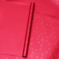 Пленка для цветов 57см x10м, красный, 65 микрон Пленка для цветов 57см x10м, красный, 65 микрон