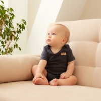 Боди детское MINAKU, цвет графитовый, рост 62-68 см Боди детское MINAKU, цвет графитовый, рост 62-68 см