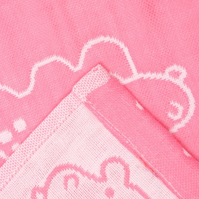 Полотенце LoveLife &laquo;Зверушки&raquo;, цв. розовый, 26*50 см, 100% хлопок,